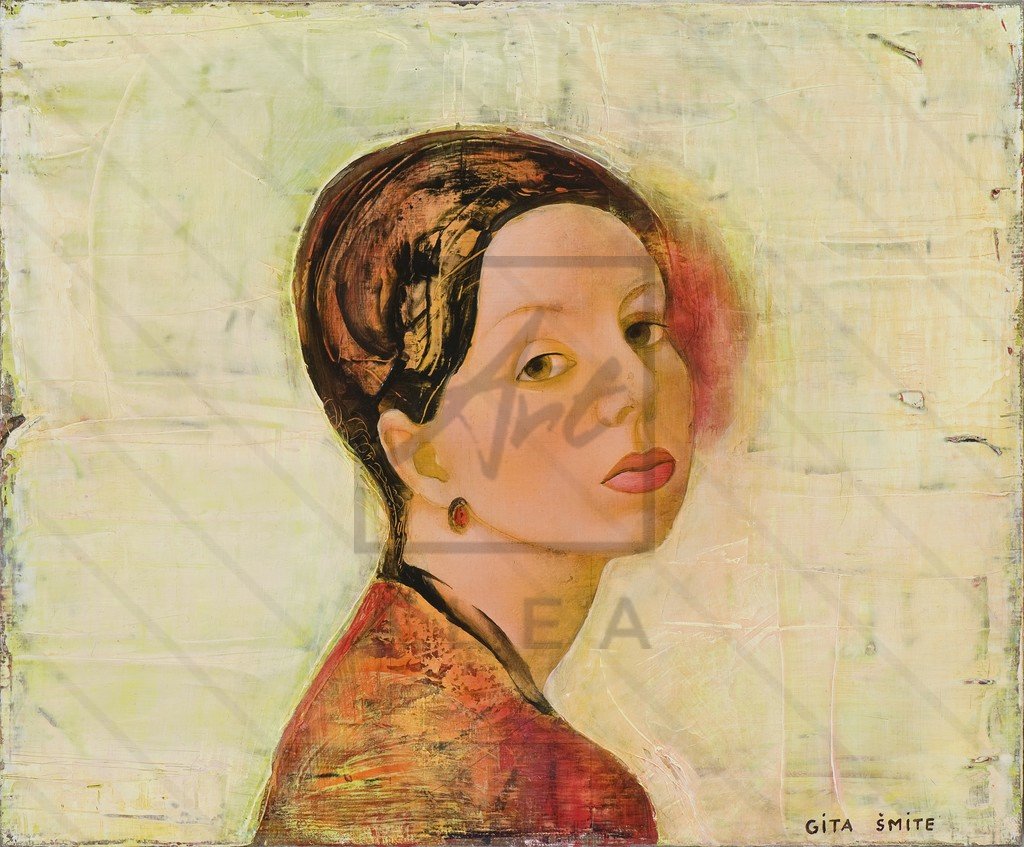 art store Gita Šmite; Девушка с рубиновой серьгой