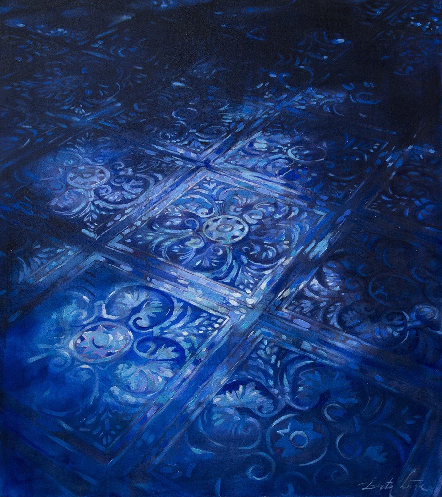 art store Dita Lūse; The Blue Floor